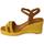 Schuhe Damen Sandalen / Sandaletten Casteller  Gelb