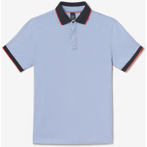 Kleidung Herren T-Shirts & Poloshirts Le Temps des Cerises Poloshirt ORIAS Blau