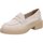 Schuhe Damen Slipper Marc O'Polo Slipper Chunky Loafer 30117673201101-110 Weiss