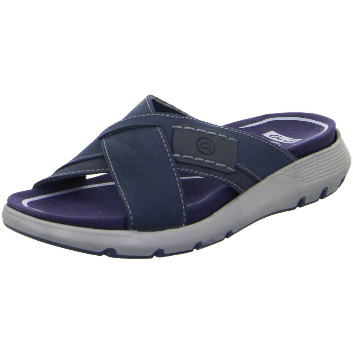 Schuhe Herren Sandalen / Sandaletten Ara Offene Sandro Pantolette ocean 11-29003-12 Blau