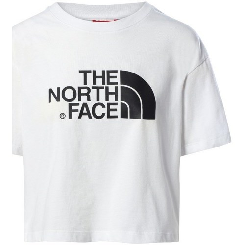 Kleidung Damen T-Shirts The North Face Cropped Easy Tee Weiss