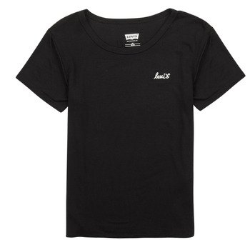 Kleidung Mädchen T-Shirts Levi's LVG HER FAVORITE TEE Schwarz