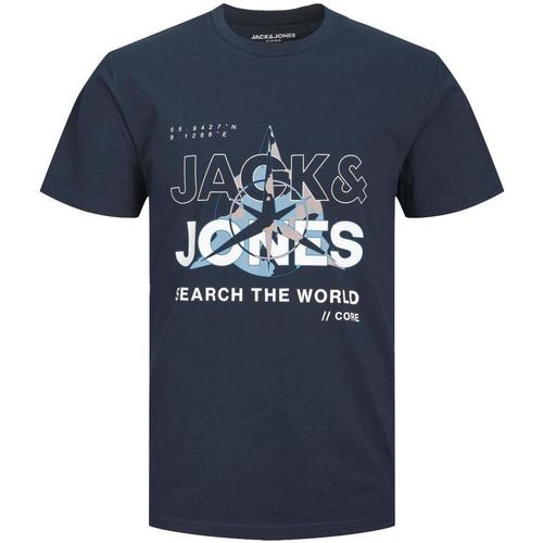 Kleidung Herren T-Shirts Jack & Jones  Blau
