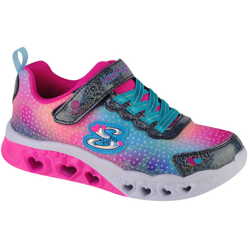Schuhe Mädchen Sneaker Low Skechers Flutter Heart Lights Multicolor