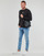 Kleidung Herren Sweatshirts Calvin Klein Jeans MONOLOGO CREW NECK Schwarz