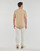 Kleidung Herren T-Shirts Calvin Klein Jeans VARSITY CURVE LOGO T-SHIRT Beige