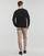 Kleidung Herren Pullover Calvin Klein Jeans BADGE EASY SWEATER Schwarz