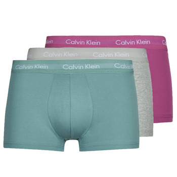 Unterwäsche Herren Boxer Calvin Klein Jeans TRUNK X3 Rosa / Blau / Grau