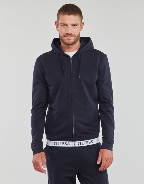 Guess ZIP HOODIE Marine