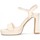 Schuhe Damen Sandalen / Sandaletten Etika 67227 Beige