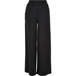 Kleidung Damen Jogginghosen Urban Classics Jogging matelassé à jambe large femme Schwarz