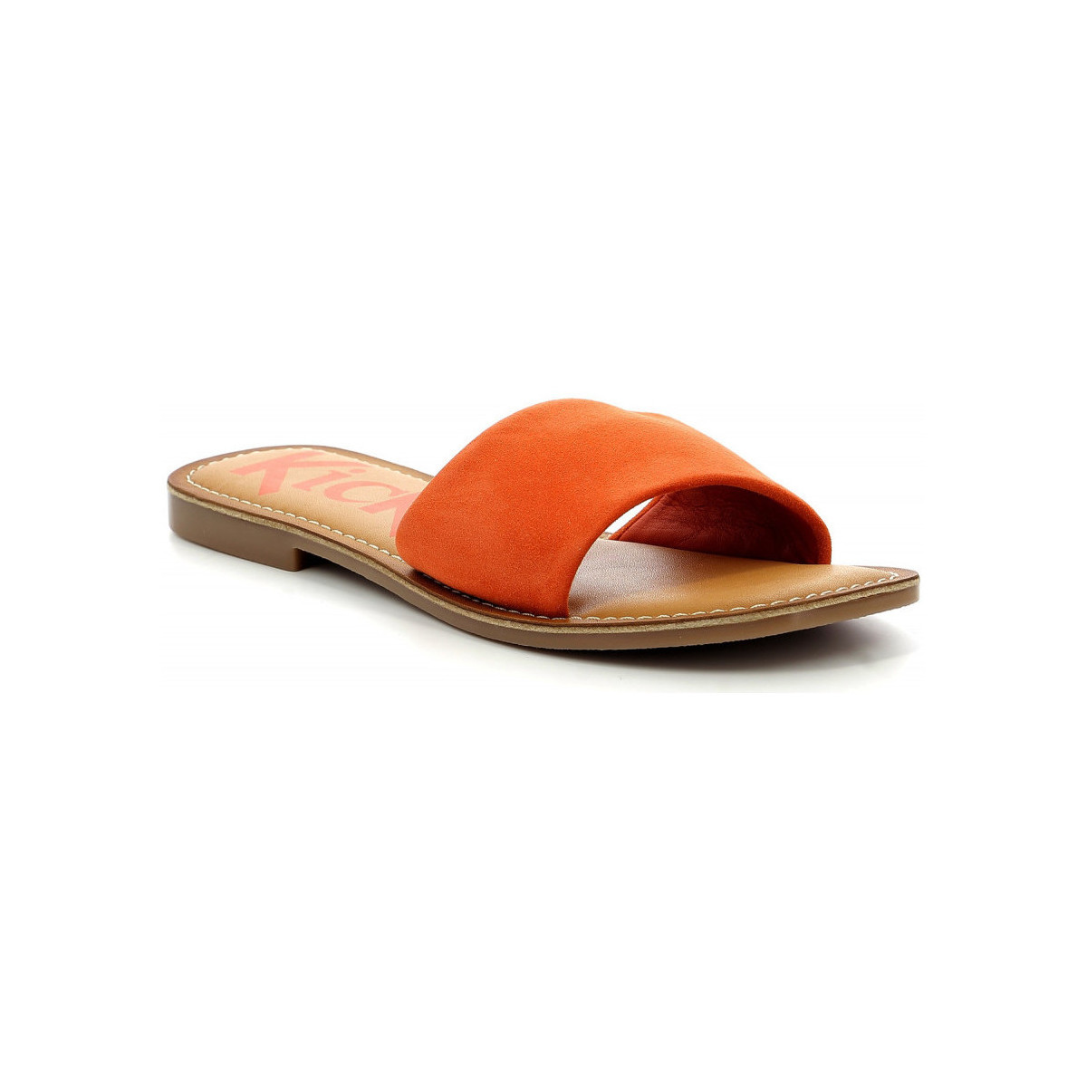 Schuhe Damen Pantoffel Kickers Kick Gipsi Orange