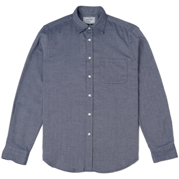 Kleidung Herren Langärmelige Hemden Portuguese Flannel Espiga Shirt - Blue Blau