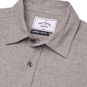 Portuguese Flannel Grayish Shirt Grau