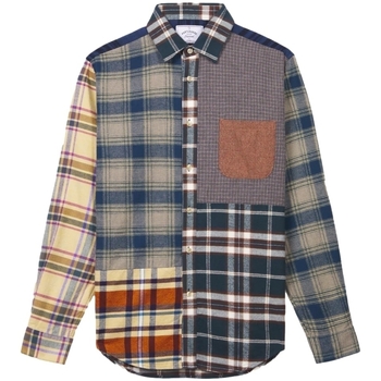 Kleidung Herren Langärmelige Hemden Portuguese Flannel Patchwork 2 Shirt Multicolor