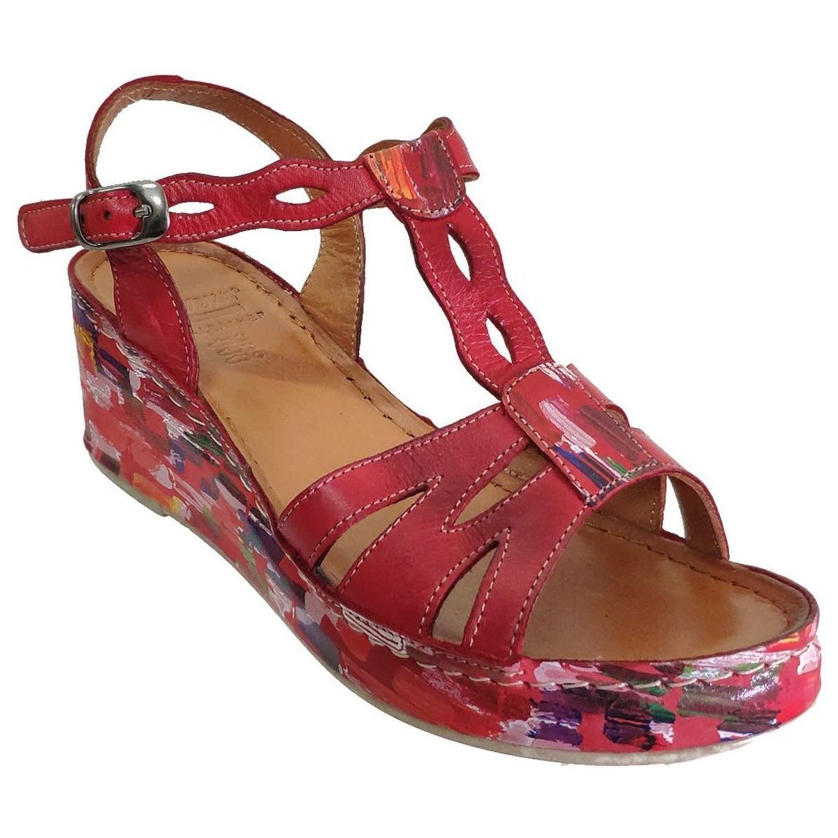 Schuhe Damen Sandalen / Sandaletten Karyoka Fapor Rot
