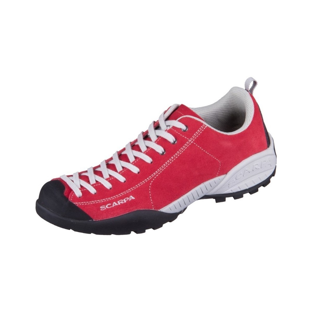 Schuhe Damen Wanderschuhe Scarpa Mojito Schwarz, Weiß, Rot