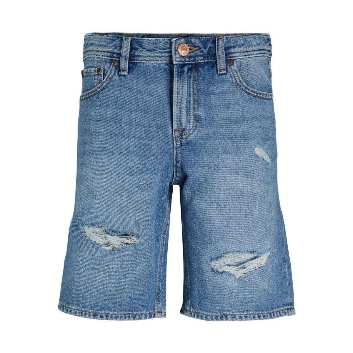 Kleidung Jungen Shorts / Bermudas Jack & Jones 12229507 CHRIS SHT-BLUE DENIM Blau