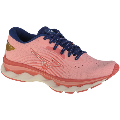 Schuhe Damen Laufschuhe Mizuno Wave Sky 6 Rosa