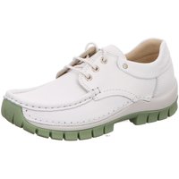 Schuhe Damen Derby-Schuhe & Richelieu Wolky Bequemschuhe Fly 0470120-174 white/l-green weiß