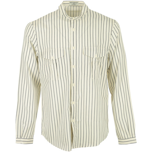 Kleidung Herren Langärmelige Hemden Éditions M.r Mao Collar Safari Beige