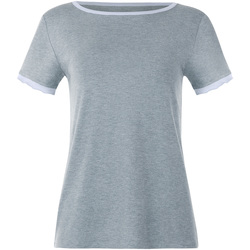 Kleidung Damen Pyjamas/ Nachthemden Lisca Pyjama-Top T-Shirt Kurzarm Laura Grau