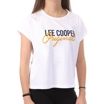 Kleidung Damen T-Shirts Lee Cooper LEE-010696 Weiss