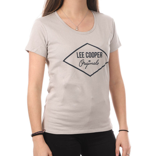 Kleidung Damen T-Shirts & Poloshirts Lee Cooper LEE-010684 Grau