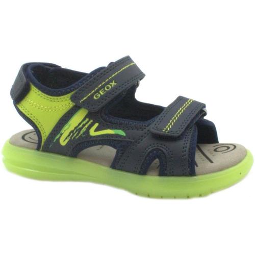 Schuhe Kinder Sandalen / Sandaletten Geox GEO-E23-J15DRD-NLG-a Blau