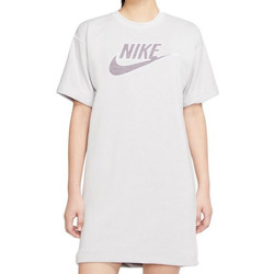 Kleidung Damen Kurze Kleider Nike CU6401-094 Weiss