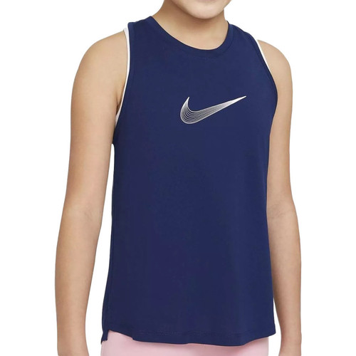 Kleidung Mädchen Tops Nike DA1370-492 Blau