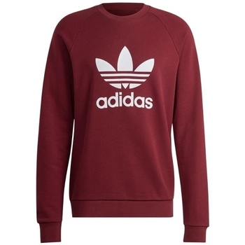 Kleidung Herren Sweatshirts adidas Originals Adicolor Classics Trefoil Crewneck Sweatshirt Rot