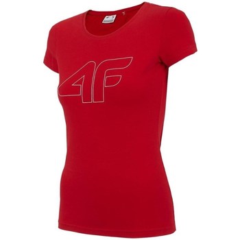 Kleidung Damen T-Shirts 4F TSD353 Rot