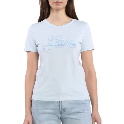 Kleidung Damen T-Shirts & Poloshirts Guess W3GI36 I3Z14 Blau