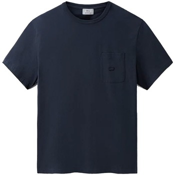 Kleidung Herren T-Shirts & Poloshirts Woolrich WOTE0094MR Blau