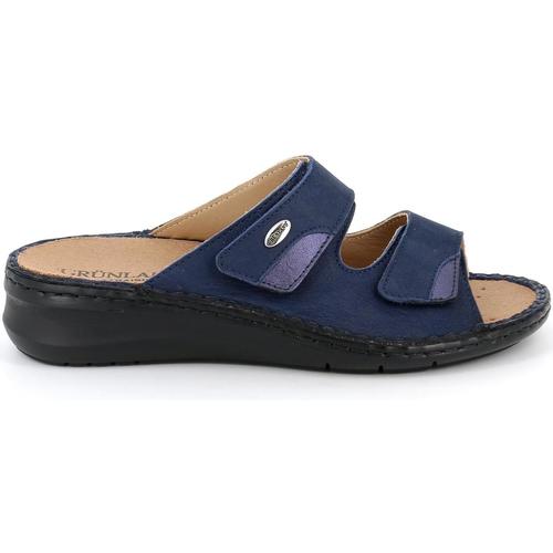 Schuhe Damen Pantoffel Grunland GRU-CCC-CE0909-BL Blau