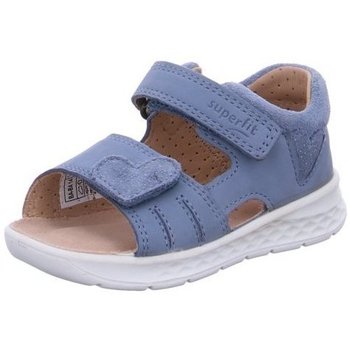 Schuhe Mädchen Babyschuhe Superfit Maedchen Sandale Leder LAGOON 1-000516-8000 Blau