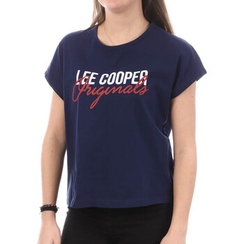 Kleidung Damen T-Shirts Lee Cooper LEE-010696 Blau