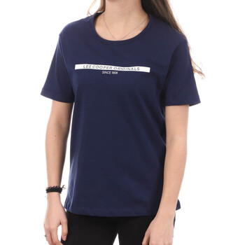Kleidung Damen T-Shirts Lee Cooper LEE-010688 Blau