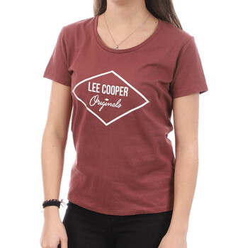 Kleidung Damen T-Shirts Lee Cooper LEE-010684 Rot