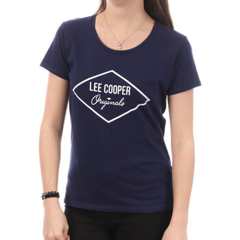 Kleidung Damen T-Shirts Lee Cooper LEE-010684 Blau
