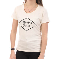 Kleidung Damen T-Shirts & Poloshirts Lee Cooper LEE-010684 Weiss