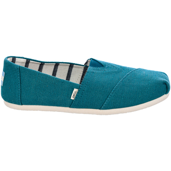 Schuhe Mädchen Leinen-Pantoletten mit gefloch Toms 10014384 Blau