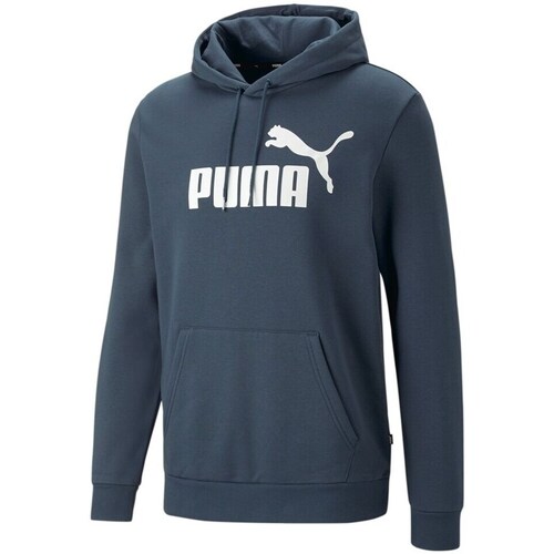 Kleidung Herren Sweatshirts Puma Ess Big Logo Hoodie FL Marine
