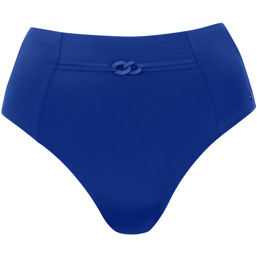 Kleidung Damen Bikini Ober- und Unterteile Lisca Bikini-Strümpfe mit hohem Bund Palma Blau