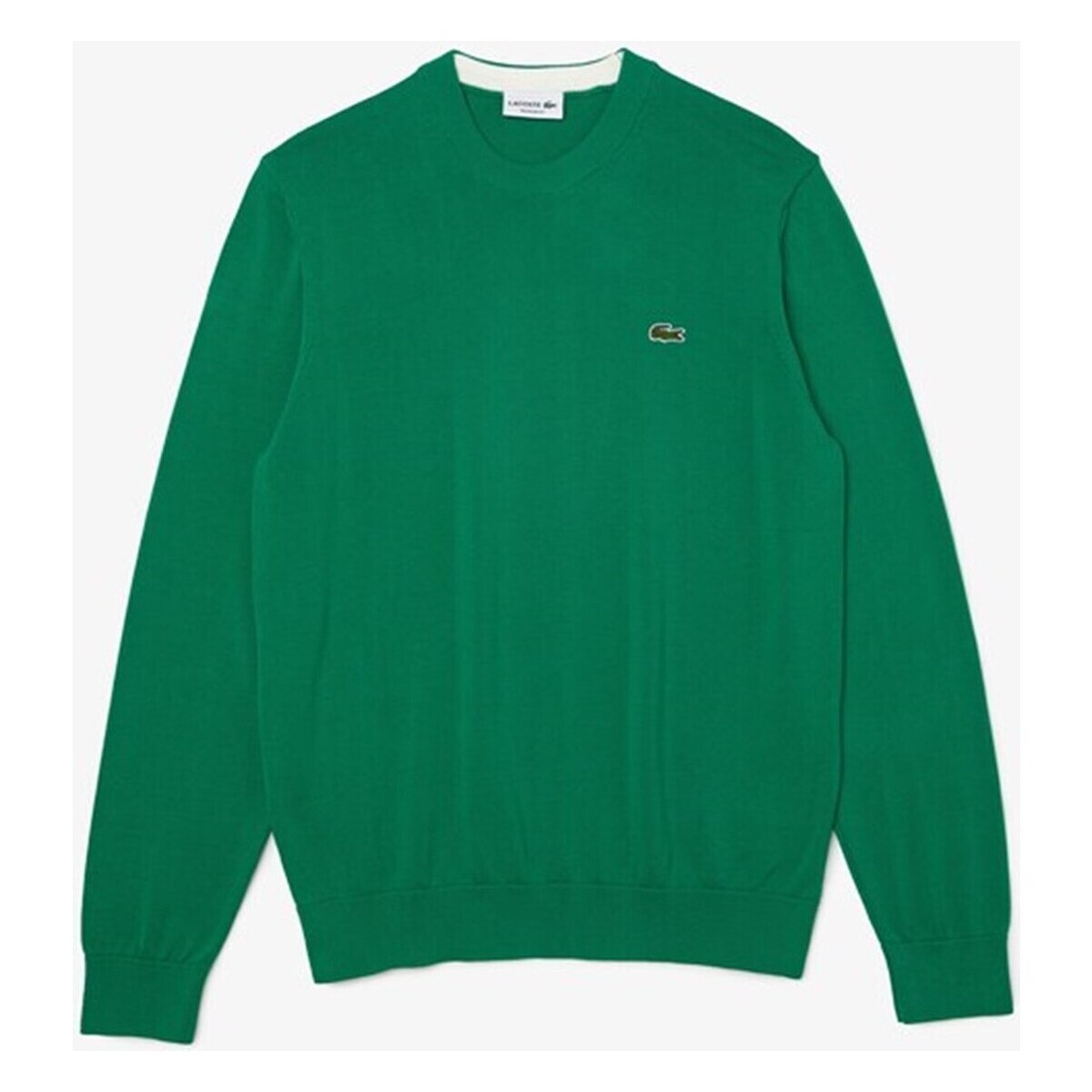 Kleidung Herren Pullover Lacoste AH1985 00 Pullover Mann Grün Grün