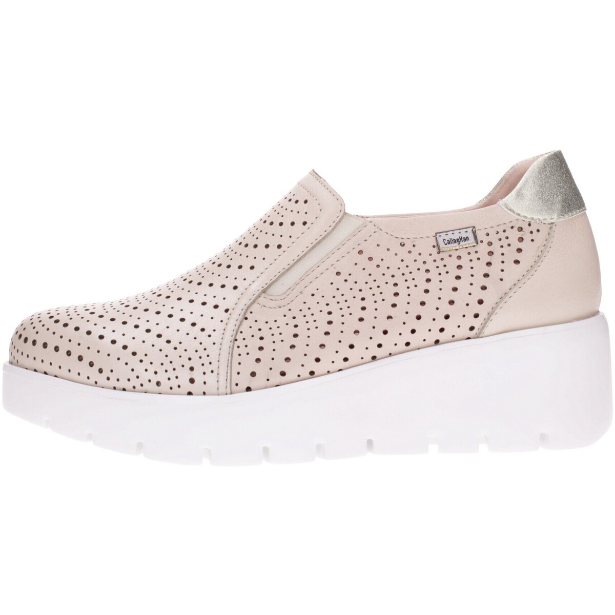 Schuhe Damen Slipper CallagHan  Beige