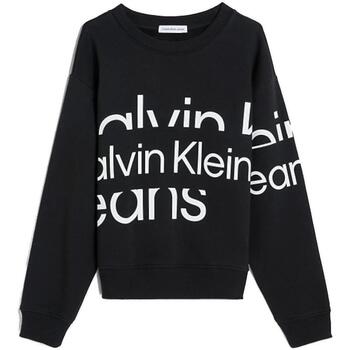Kleidung Jungen Sweatshirts Calvin Klein Jeans  Schwarz