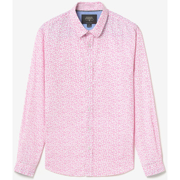 Kleidung Herren Langärmelige Hemden Le Temps des Cerises Hemd BROTEL Rosa