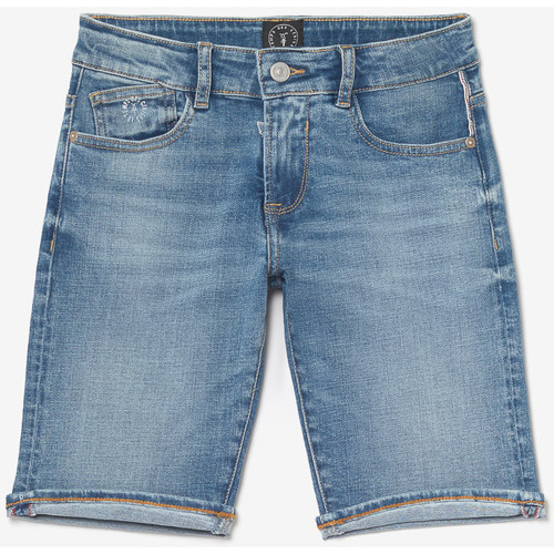 Kleidung Jungen Shorts / Bermudas Le Temps des Cerises Bermuda-short shorts aus denim MIKE Blau
